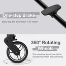 INFANS Ultra-Compact Fold Airplane Ready Travel Stroller, One-Hand Gravity Fold Near Flat Recline Seat