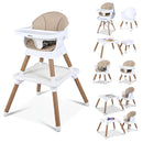 INFANS Baby High Chair 9 in 1 Convertible Highchair for Babies and Toddlers
