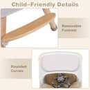 INFANS Baby High Chair 6 in 1 Wooden Convertible Highchair for Babies and Toddlers
