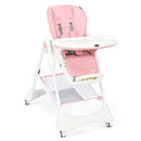 High Chair with One-Hand Removable TrayFoldable for Baby INFANS