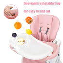 High Chair with One-Hand Removable TrayFoldable for Baby INFANS