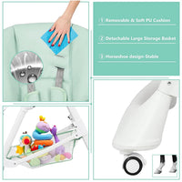 High Chair with One-Hand Removable TrayFoldable for Baby INFANS