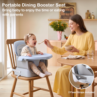 INFANS 9 in 1 Convertible Baby Highchair