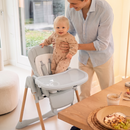 INFANS Baby High Chair, High Chairs for Babies & Toddlers, Convertible Quick Folding Portable Highchair