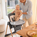 INFANS Baby High Chair, High Chairs for Babies & Toddlers, Convertible Quick Folding Portable Highchair