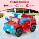 INFANS Ride on Car, 6V Toddler Electric Vehicle, Battery Powered Motorized Quad Riding Toys for 18+ Months Boys Girls