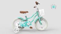 12 14 16 18 Inch Toddlers Bike with Removable Training Wheels Basket