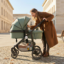 INFANS 2 in 1 Baby Stroller, High Landscape Infant Stroller, Foldable Pushchair