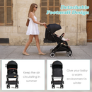 INFANS Lightweight Baby Stroller for 0-36 Month, Compact Stroller with One-Hand Fold, Travel Stroller for Airplane