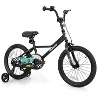 INFANS Kids Bike, 16 18 Inch Toddlers Bike with Training Wheels Safety Bell Adjustable Seat and Handlebar