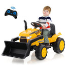 INFANS Kids Ride on Car, 12V Electric Excavator Vehicle Construction Truck, Toddlers Battery Powered Bulldozer Tractor