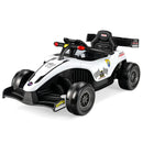 Infans ids Ride On Car, 12V F1 Racing Electric Vehicle for Toddlers with Control Remote, Battery Powered Motorized Toy with Music INFANS