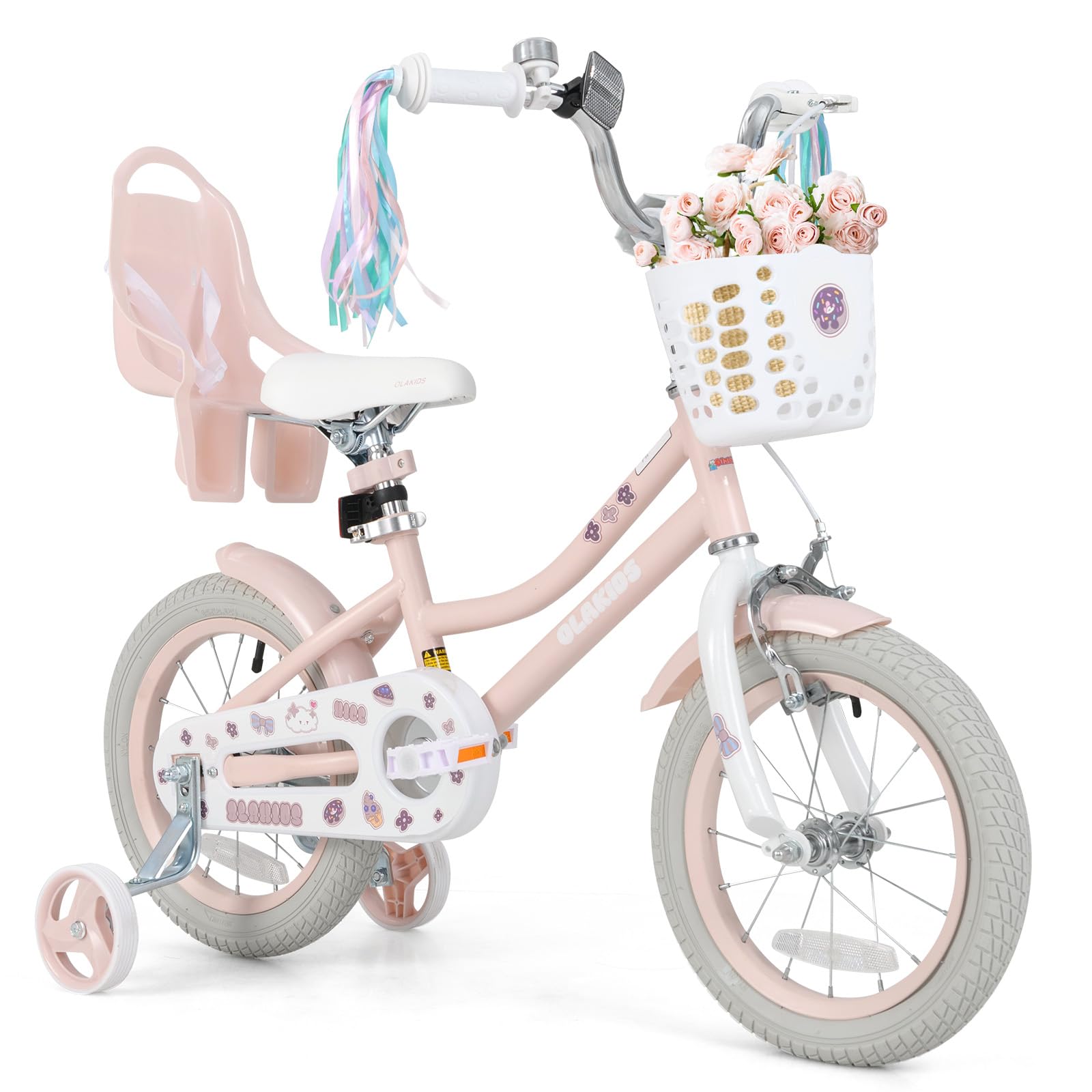 Kids Bike 12 14 16 18 Inch Toddlers Bike for Boys Girls Age 3-8 Years