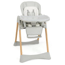 INFANS Baby High Chair, High Chairs for Babies & Toddlers with Adjustable Height, Easy to Clean Convertible Quick Folding