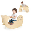 INFANS Climbing Toys for Toddlers, 3 in 1 Pikler Montessori Wooden Arch Climber Rocker Ladder, Indoor Kids Activity Climb Toy