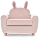 INFANS Kids Sofa, Children Armrest Chair with Sturdy Wood Construction and Dutch Velvet