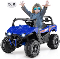 INFANS 12V Ride on Car UTV, Battery Powered Off-Road Kids Electric Vehicles with Remote Control, Music, Horn, MP3, Lights