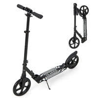 INFANS Kick Scooter for Adults Teens, Big Wheels Foldable Scooter  Ages 10+ Kids Youth