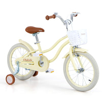 INFANS Kids Bike, 12 14 16 18 Inch Toddlers Bike with Removable Training Wheels, Children's Bicycle