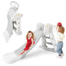 INFANS Toddler Slide, 3 in 1 Foldable Kids Slide Indoor Slideway, Climber Freestanding Playset, Extra Long Slipping Slope Toy