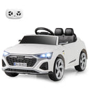 INFANS Licensed Audi SQ8 Ride on Car, Battery Powered Electric Vehicle for with Remote Control, Adjustable Music, LED Lights
