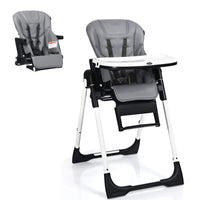 INFANS 4 in 1 High Chair�CBooster Seat, Convertible Highchair, Installation-Free,Simple Fold for Baby, Infant& Toddler