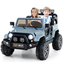 INFANS 2 Seater Ride on Truck, 12V Battery Powered Electric Vehicle for Kids with Remote Control, Power Display, LED Lights