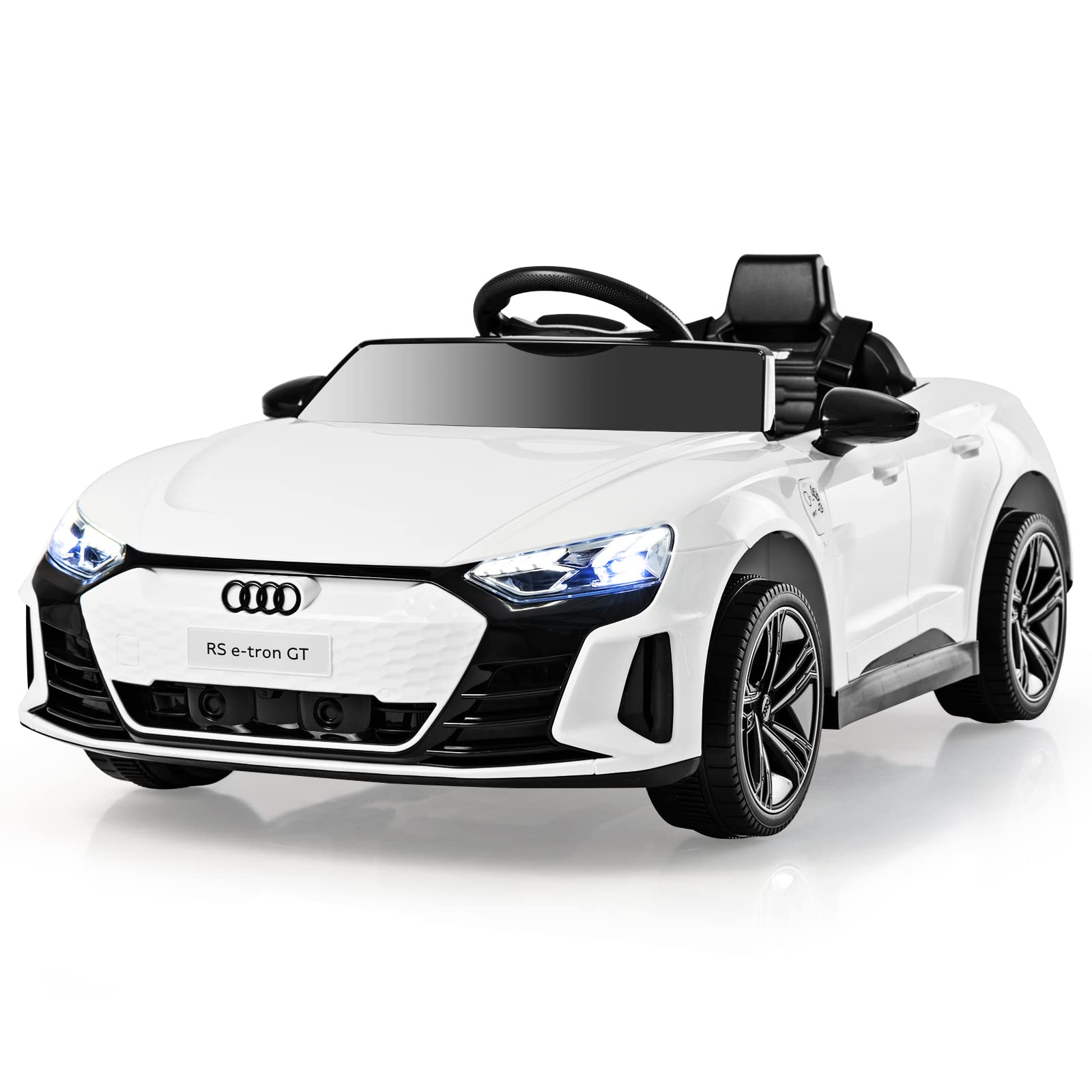 INFANS 12V Kids Ride On Car, Licensed Audi RS e-tron GT Electric Vehicle with Remote Control INFANS