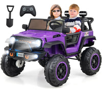 INFANS 24V 2 Seater Ride on Car for Kids, 2WD/4WD Battery Powered with Remote Control, 20" Wide Seat Electric Jeep Toys