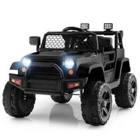 12V Electric Vehicle Car with Remote Control, Toddlers Battery Powered Toy with 2 Speeds, Spring Suspension INFANS