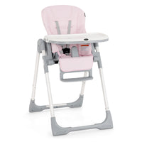 INFANS Foldable High Chair for Babies & Toddlers with Multiple Adjustable Backrest, Footrest and Seat Height