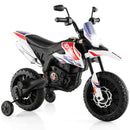 INFANS Kids Motorcycle 12V, Electric Ride-on Motorbike for Toddlers with Training Wheels