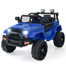 INFANS Kids Ride on Truck, 12V Electric Vehicle Jeep Car with Remote Control, Toddlers Battery Powered Toy with 2 Speeds