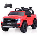 INFANS Licensed Ford Ranger Ride on Pickup Truck by INFANS, 12V Battery Powered Electric Vehicle for Kids with Remote Control