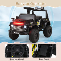 INFANS Kids Ride on Car, 6V Battery Powered Electric Vehicle ATV for Toddlers with Foot Pedal, Music