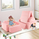 INFANS Mondular Kids Play Couch, 8PCS Toddler Sectional Sofa Building Fort for Bedroom, Imaginative Convertible Floor Cushion