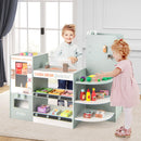 INFANS Grocery Store Playset, Kids Play Store, Wooden Supermarket Playset, Pretend Play Store Gift for Toddler