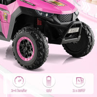 INFANS 2 Seater Kids Ride on UTV, 12V Electric Truck Car with Remote Control, Battery Powered Vehicle