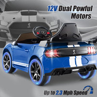Licensed Ford Mustang GT500 Ride on Car for Kids by INFANS, Battery Powered Electric Vehicle with Remote Control, 37-96 months