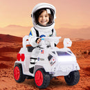 INFANS Ride on Car, 6V Electric Toy for Kids with Radar, Rocket, MP3, USB, Horn, 4-Wheeler Battery Powered Quad Gift for Toddlers