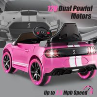 Licensed Ford Mustang GT500 Ride on Car for Kids by INFANS, Battery Powered Electric Vehicle with Remote Control, 37-96 months