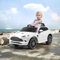 INFANS Kids Ride on Car, 12V Electric Vehicle Licensed Aston Martin DBX with Remote Control