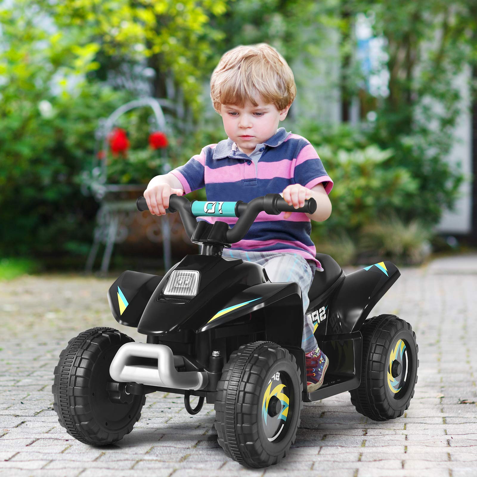 Kids Ride On ATV 6V Motorized Quad Toy Car for Toddlers