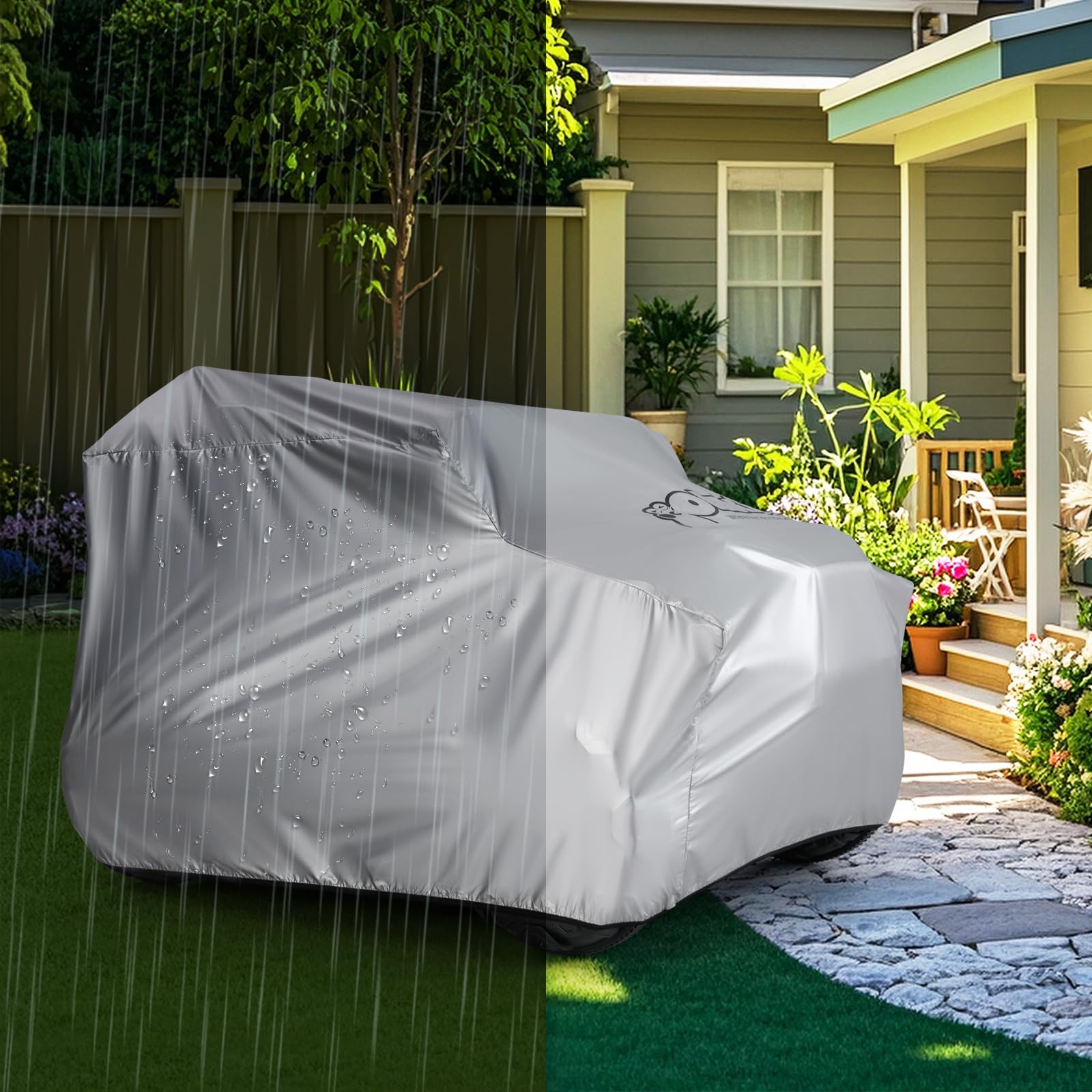 INFANS Kids Ride on Toy Car Cover, Outdoor Large Protector for Children Toddler Electric Vehicles Power Wheels Jeep Truck