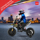 INFANS Kids Motorcycle 12V, Electric Ride-on Motorbike for Toddlers with Training Wheels