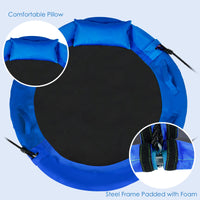 INFANS 660lbs 40 Inch Saucer Tree Swing, Round Flying Swing Seat for Kids, Outdoor Round Platform Swing
