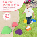 INFANS Balance Stepping Stones for Kids, 6, 11pcs Non-Slip Plastic Balance Stones, Indoor Outdoor Coordination Balance Blocks