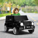 INFANS 12V Kids Ride On Car, Licensed Mercedes Benz G63 Electric Vehicle with Remote Control, Double Open Doors, Music, Bluetooth, 2 Speeds, Wheels Suspension, Battery Powered Driving Toy INFANS