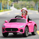 Pink Licensed Maserati Electric Vehicle with Remote Control