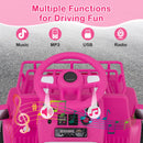 INFANS Kids Ride on Car, 6V Battery Powered Electric Vehicle ATV for Toddlers with Foot Pedal, Music